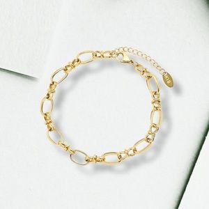 18k Gold Plated Link Bracelet